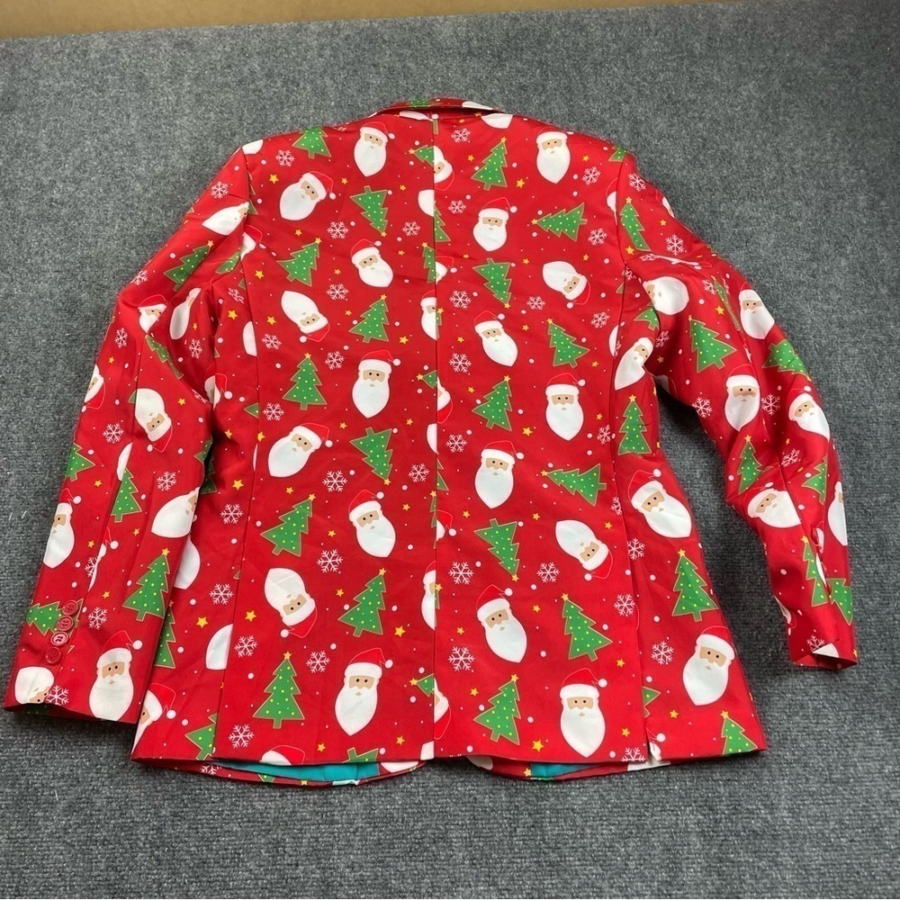 SUITMEISTER Christmas Santa Holiday Suit Pants & Jacket size: Medium -38/40 - Picture 2 of 13